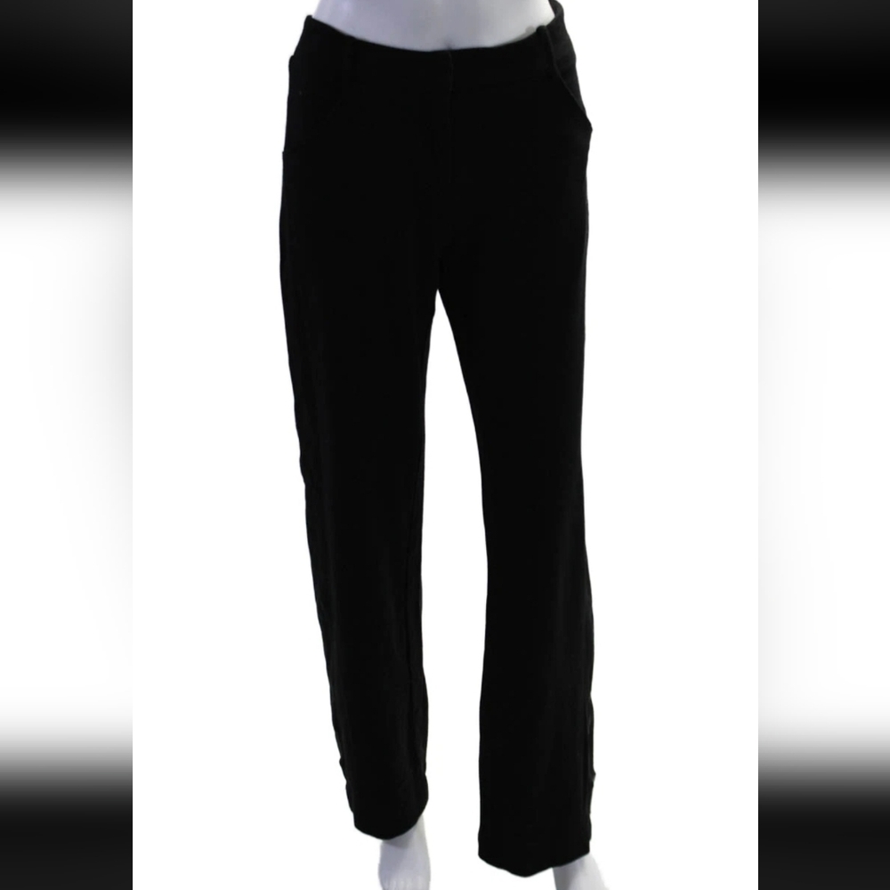 Robert Rodriguez  Side Striped Wide Straight Pants Black Size 12